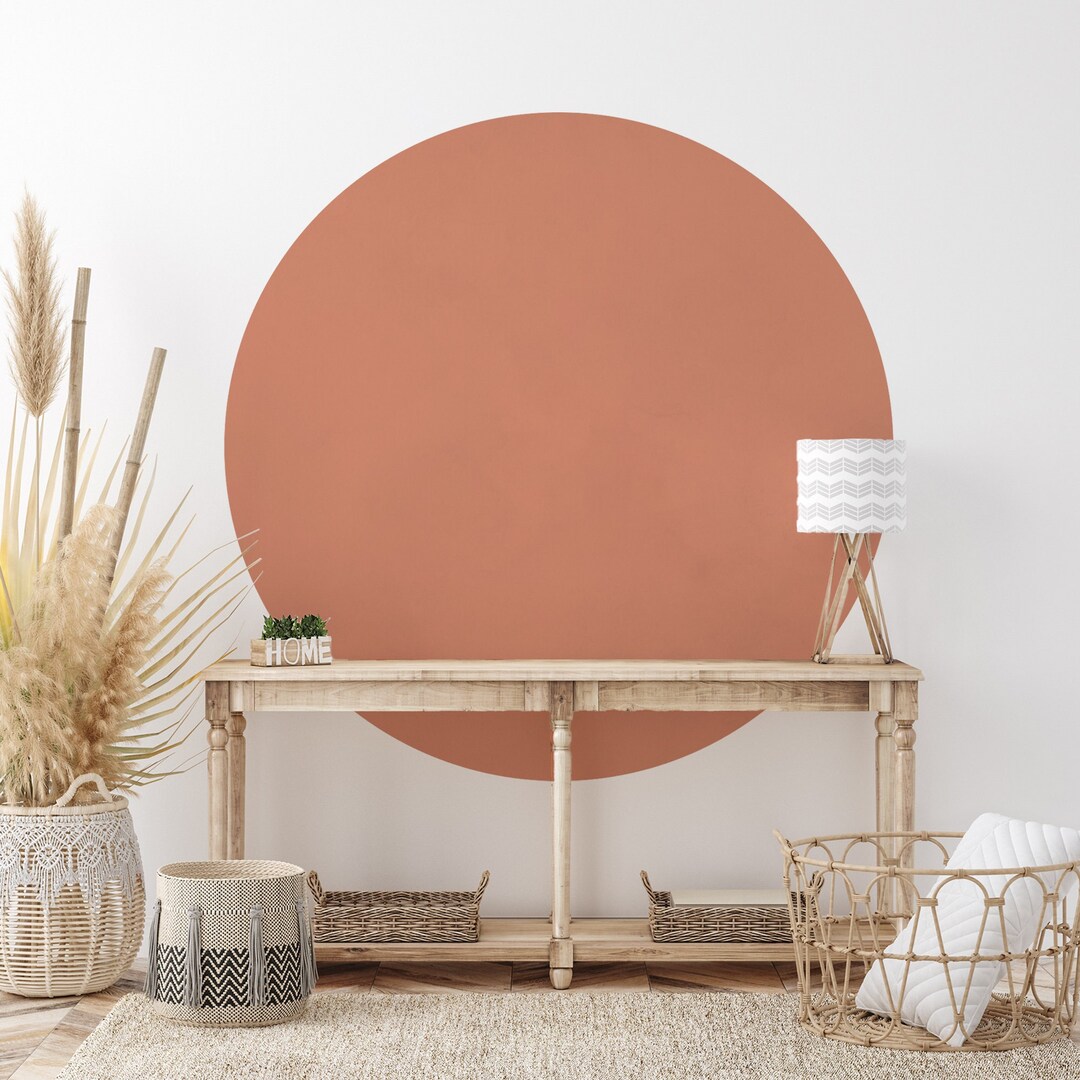 Circle Boho Wall Decal: Removable Geometric Wall Art - Etsy