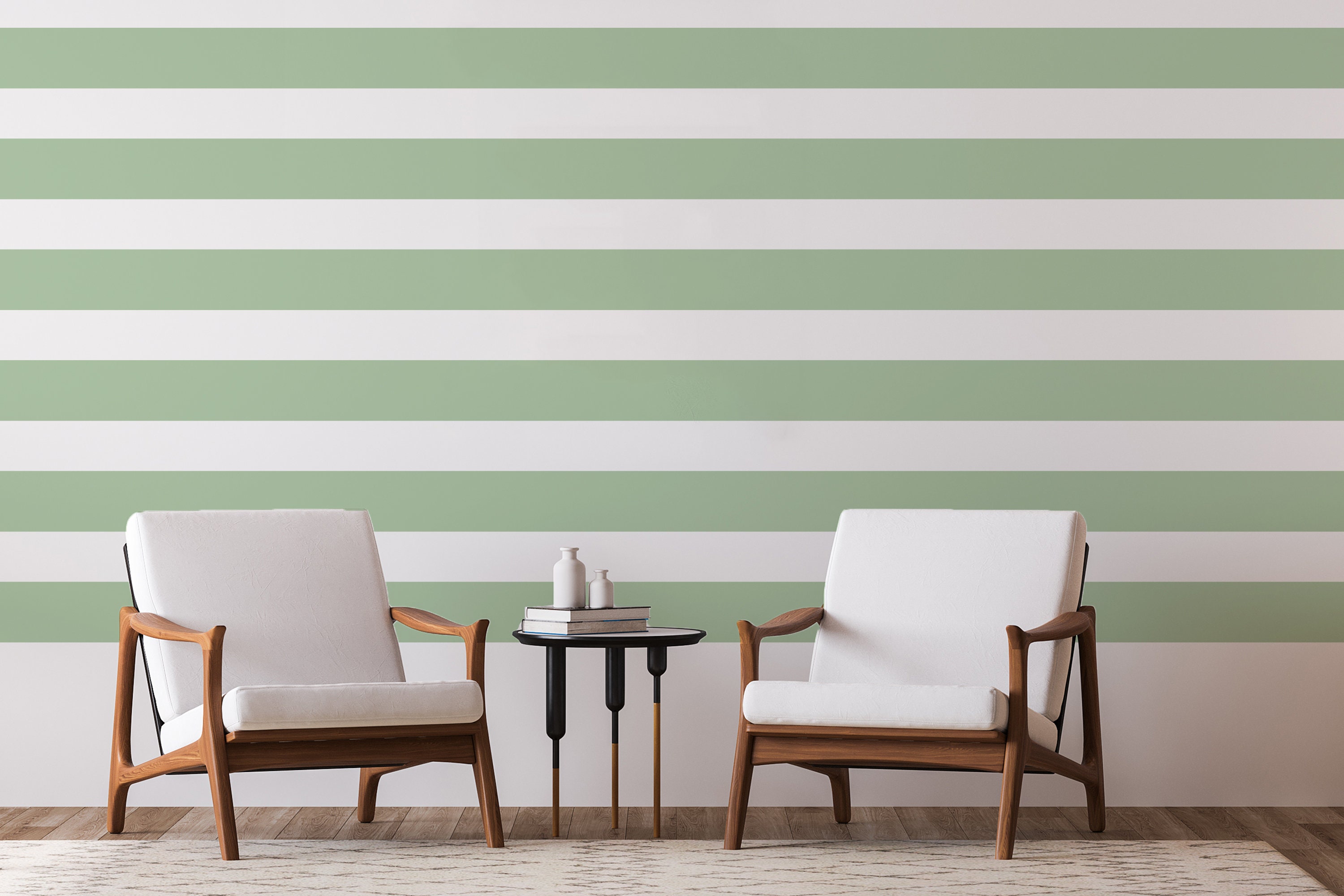 Stripes Wall Decals Stripes Wall Sticker Chevron Decals Etsy