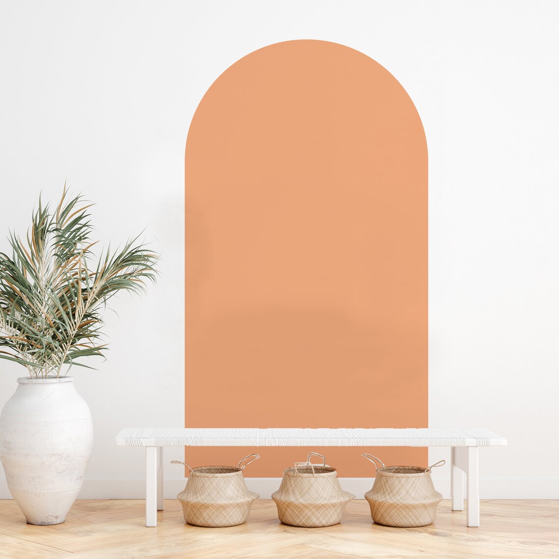 Arch Wall Decal Arch Headboard Wall Decal Modern Geometric Etsy