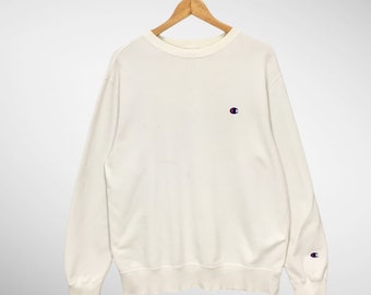 champion white sweater