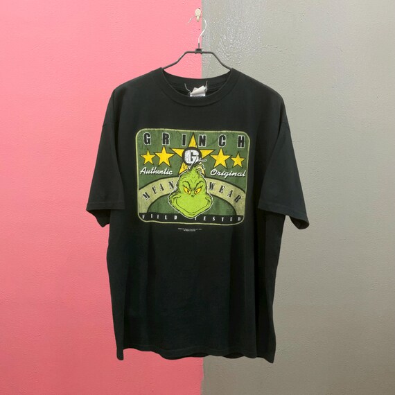 1999 Dr Seuss The Grinch T Shirt Christmas Tee, Green… - Gem