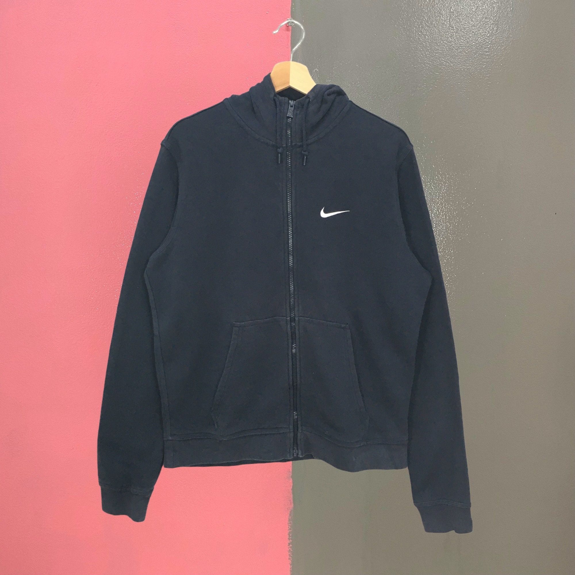 Black Nike Hoodie - Etsy