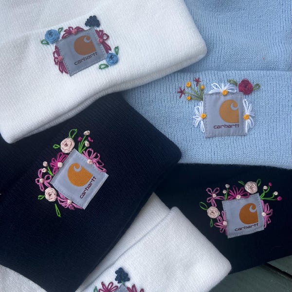 EMBROIDERED BEANIE