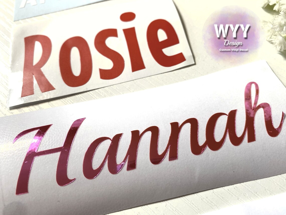 Personalised Vinyl name Stickers sticker for children room Etsy