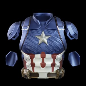 TOY チェストアーマー（キャプテン・アメリカにインスパイアされた）
