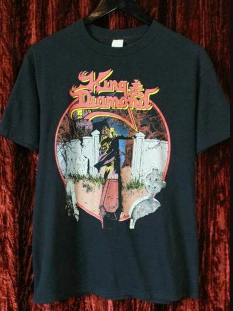 Vintage King Diamond Concert Shirt 1989 Conspiracy Tour Etsy