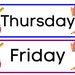 Days of the Week Printable Flashcards| Instant Download| Days of the ...