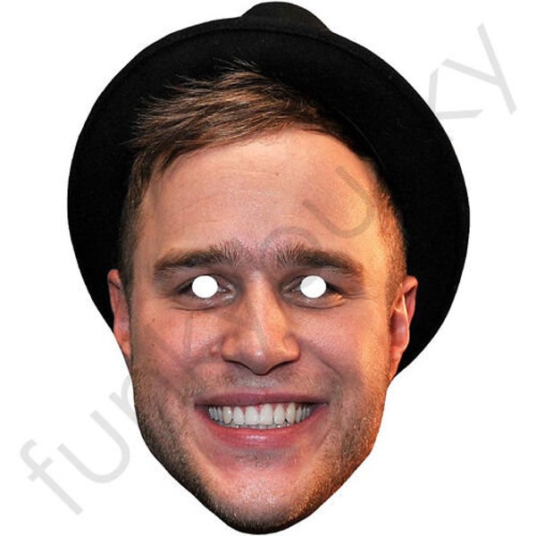 Olly murs oli murrs in hat celebrity singer card mask - made in the uk -Order By 3pm UK For Same Day Dispatch (Mon-Fri) .