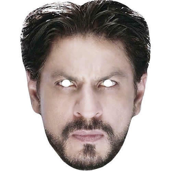 Shah rukh khan celebrity card face mask - Ready To Wear-Order By 3pm UK For Same Day Dispatch (Mon-Fri) .