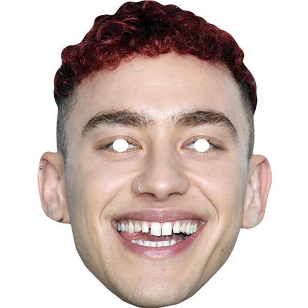 Olly alexander (Version 2) celebrity singer fun card mask - masks are pre cut-Order By 3pm UK For Same Day Dispatch (Mon-Fri) .