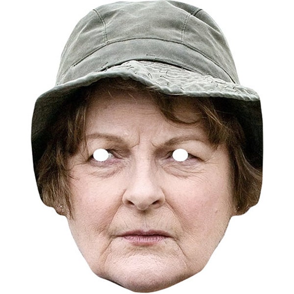 Brenda Blethyn british actor celebrity card face mask - Ready To Wear -Order By 3pm UK For Same Day Dispatch (Mon-Fri) .