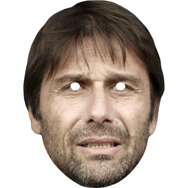 Antonio Conte V2 football manager celebrity card mask - Ready To Wear-Order By 3pm UK For Same Day Dispatch (Mon-Fri) .