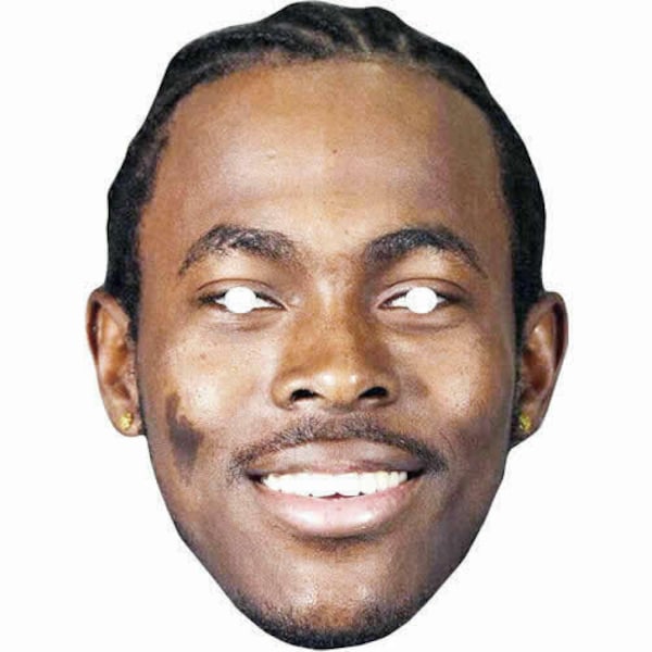 Jofra Archer England Cricket Fun Card Celebrity  Face Mask - Ready To Wear -Order By 3pm UK For Same Day Dispatch (Mon-Fri) .