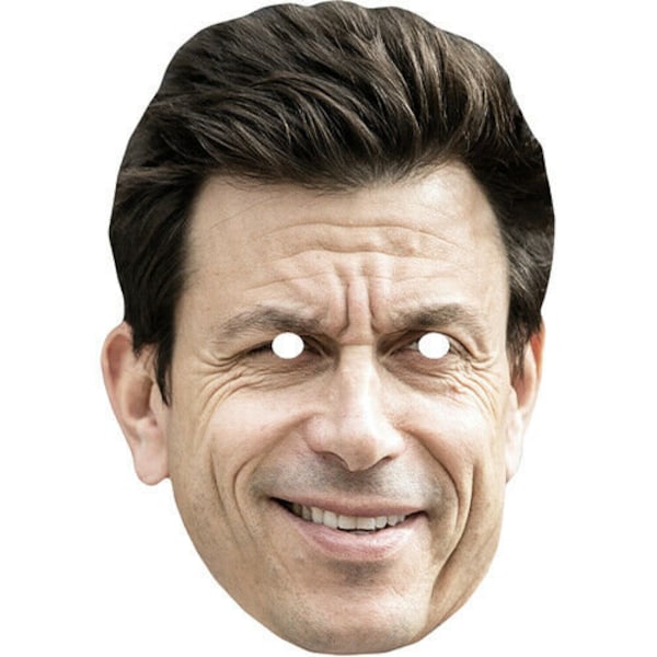 Masque de célébrité Toto Wolff - Prêt à porter - Commandez avant 15 h 00 au Royaume-Uni pour une expédition le jour même (du lundi au vendredi).