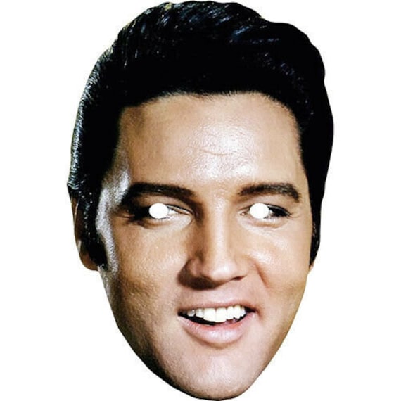Elvis Presley Celebrity Singer Retro Card Face Mask All Masks Etsy UK