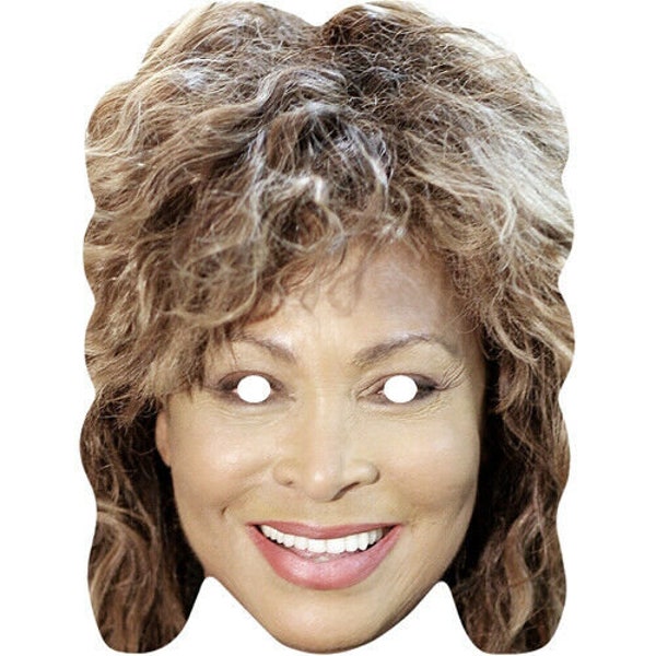 Tina turner american celebrity singer card mask - all masks are ready to wear-Order By 3pm UK For Same Day Dispatch (Mon-Fri)