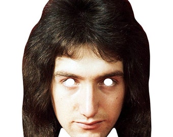 John Deacon (Version 2) Promi-Karte Gesichtsmaske - alle unsere Masken vorgeschnitten !! -Bestellung bis 15 Uhr UK für den Versand am selben Tag (Mo-Fr).