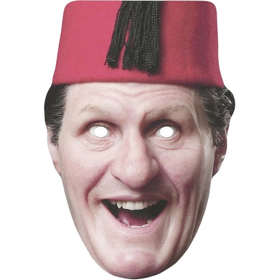 Tommy Cooper Actor and Comedian Fun Card Mask Ready to Wear order by 3pm UK  for Same Day Dispatch mon-fri . -  Canada