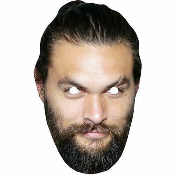 Máscara de tarjeta Jason Momoa: todas las máscaras están precortadas. Haga su pedido antes de las 3 p. m. en el Reino Unido para envío el mismo día (de lunes a viernes).