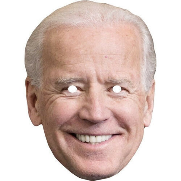 Joe biden v2 American President celebrity political card mask - masks are pre-cut-Order By 3pm UK For Same Day Dispatch (Mon-Fri)