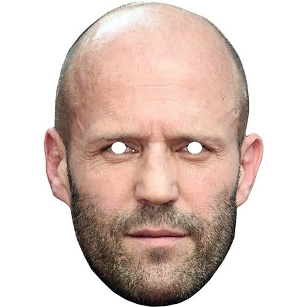 Jason Statham celebrity actor cardboard face mask - all masks are pre-cut!-Order By 3pm UK For Same Day Dispatch (Mon-Fri) .