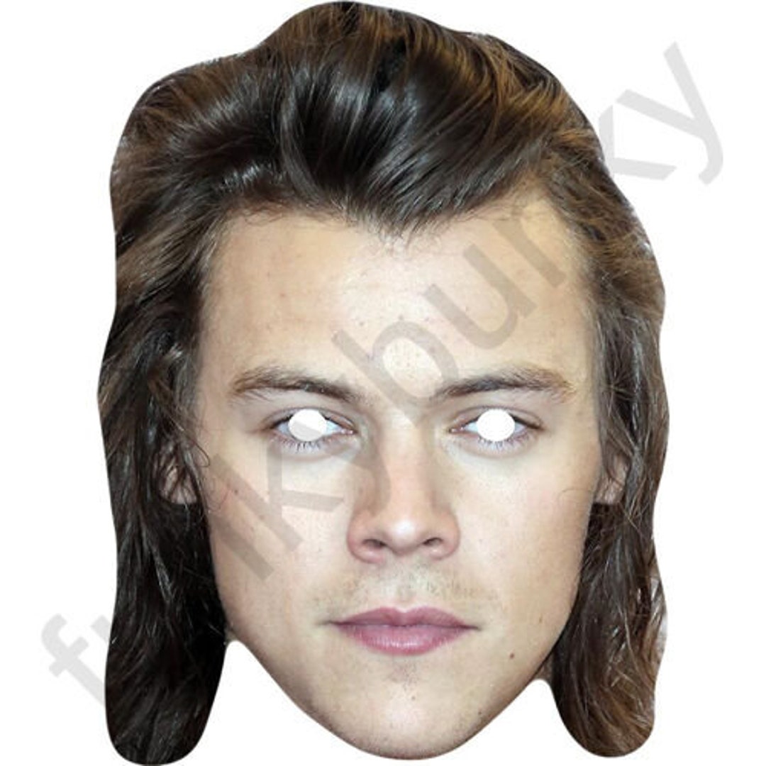 Harry Styles Celebrity Singer Card Face Mask. Masks Are Etsy