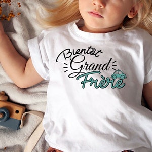 Soon big brother t-shirt, child pregnancy announcement t-shirt, birth announcement, future child announcement