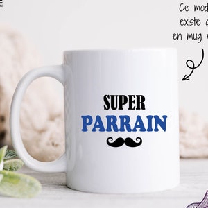 Super Godfather Mug, Mug for Godfather, Godfather Request Mug, Godfather Gift Idea, Godfather Baptism Gift