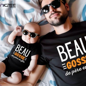 T Shirt und Body zum 1. Vatertag passendes Vater Sohn T Shirt passendes Papa Baby Vatertags T Shirt Geschenkidee zum Vatertag Etsy