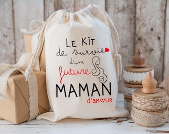 Kit de survie pour Future maman, Kit de maternité ,Trousse suvie maman