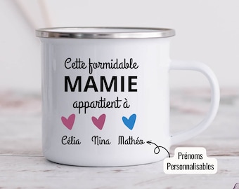 Mug cette formidable Mamie appartient à, Mug personnalisé mamie, Tasse personnalisable mamie, tasse mamie petit fils, mug fête de grand mère