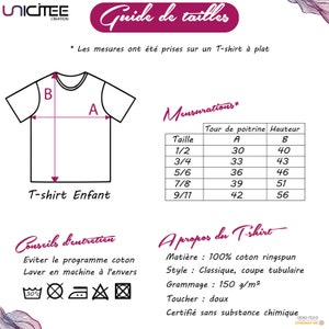 Tee shirt grand frère en cours, T-shirt annonce grossesse enfant image 6