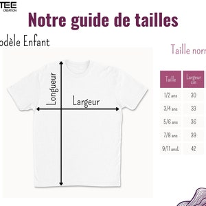 Duo T-shirt marraine filleule, T-shirts assortis marraine filleul image 3