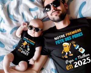 T-shirt Humour "Super Papa" - Idée Cadeau Originale Pour La Fête Des Pères, Anniversaire - Coupe Classique