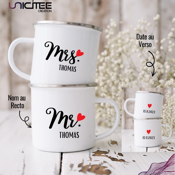 Mug Gourmand Monsieur Madame - Cadeau Pâques - Génération Souvenirs