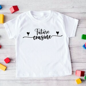 T-shirt futur cousin et future cousine, Tee-shirt annonce grossesse, T-shirt enfant image 6