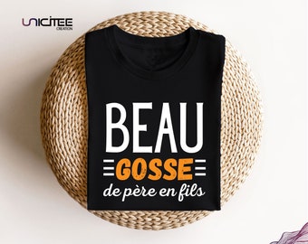 T-shirt Beau gosse de père en fils, Ensemble pere et fils, Matchy