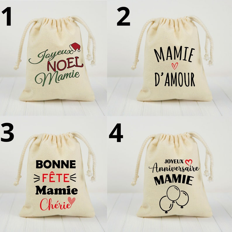 Tee shirt mamie d amour, T-shirt mamie personnalisé ,Tshirt vintage pour mamie, Tee shirt fête des grands mères, idée cadeau fête des mamies image 2