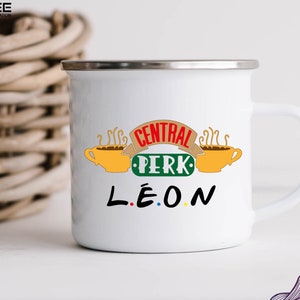 Mug central perk friends, Tasse avec prénom personnalisé, Tasse inox pour fan de la série Friends image 2