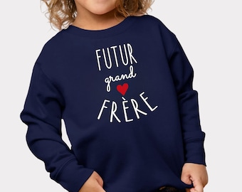 Sweat futur grand frère, pull futur grand frère, annonce grossesse grand frère