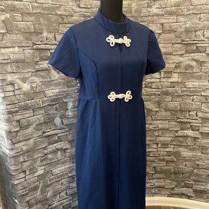 1950s Minx Modes Junior Navy Dress image 1