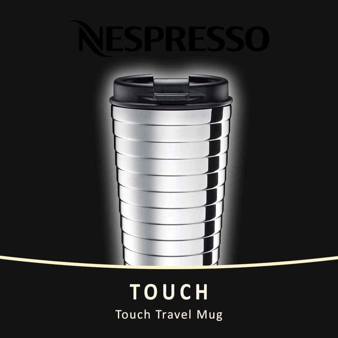 Nespresso Touch Travel Mug Silver Tumbler Stainless Steel Etsy