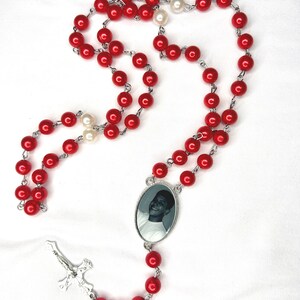 Custom Personalized Rosary with Photo zdjęcie 2