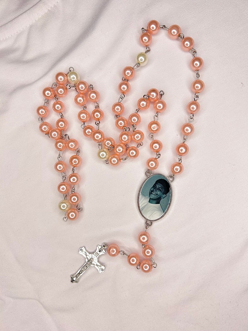 Custom Personalized Rosary with Photo zdjęcie 5