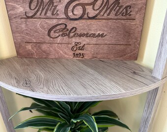 wooden engraved  signs