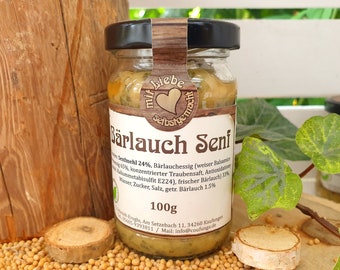 Senf Spezialität Bärlauch, 100g