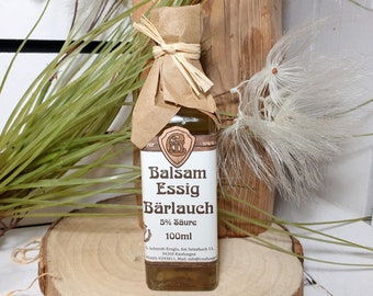 Bärlauch Essig, Balsam Essig