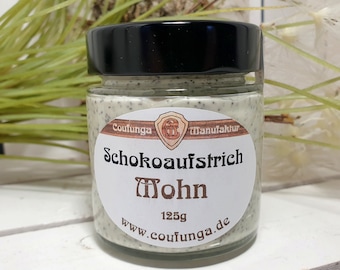 Schokoladen Brotaufstrich mit Mohn