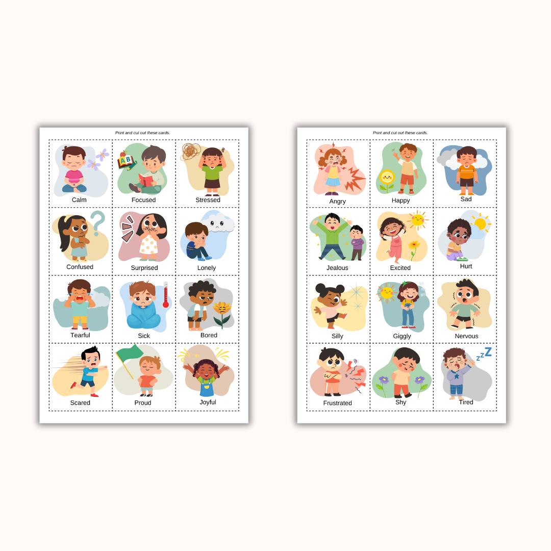Feelings Bingo - Emotional Regulation Game for Children - Etsy