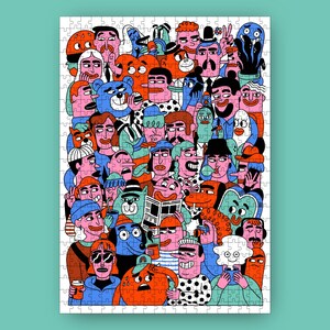 Puzzel van 500 stukjes "NINE AM" van The Puzzle Collective. Zoekplaatje. afbeelding 2